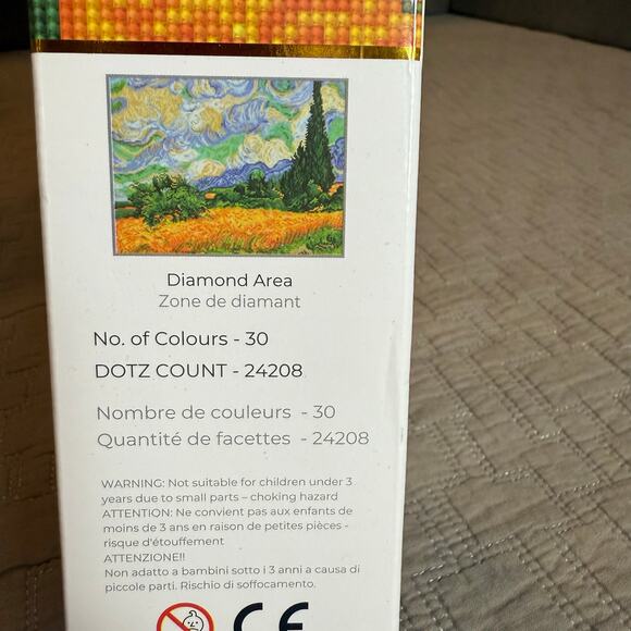 NEW Diamond Dotz Facet Art Kit Wheat Fields Van Gogh DD9.024 20"x15.4" - Picture 5 of 8